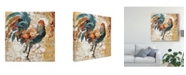 Trademark Global Evelia Designs Rooster Flair I Canvas Art - 27" x 33"